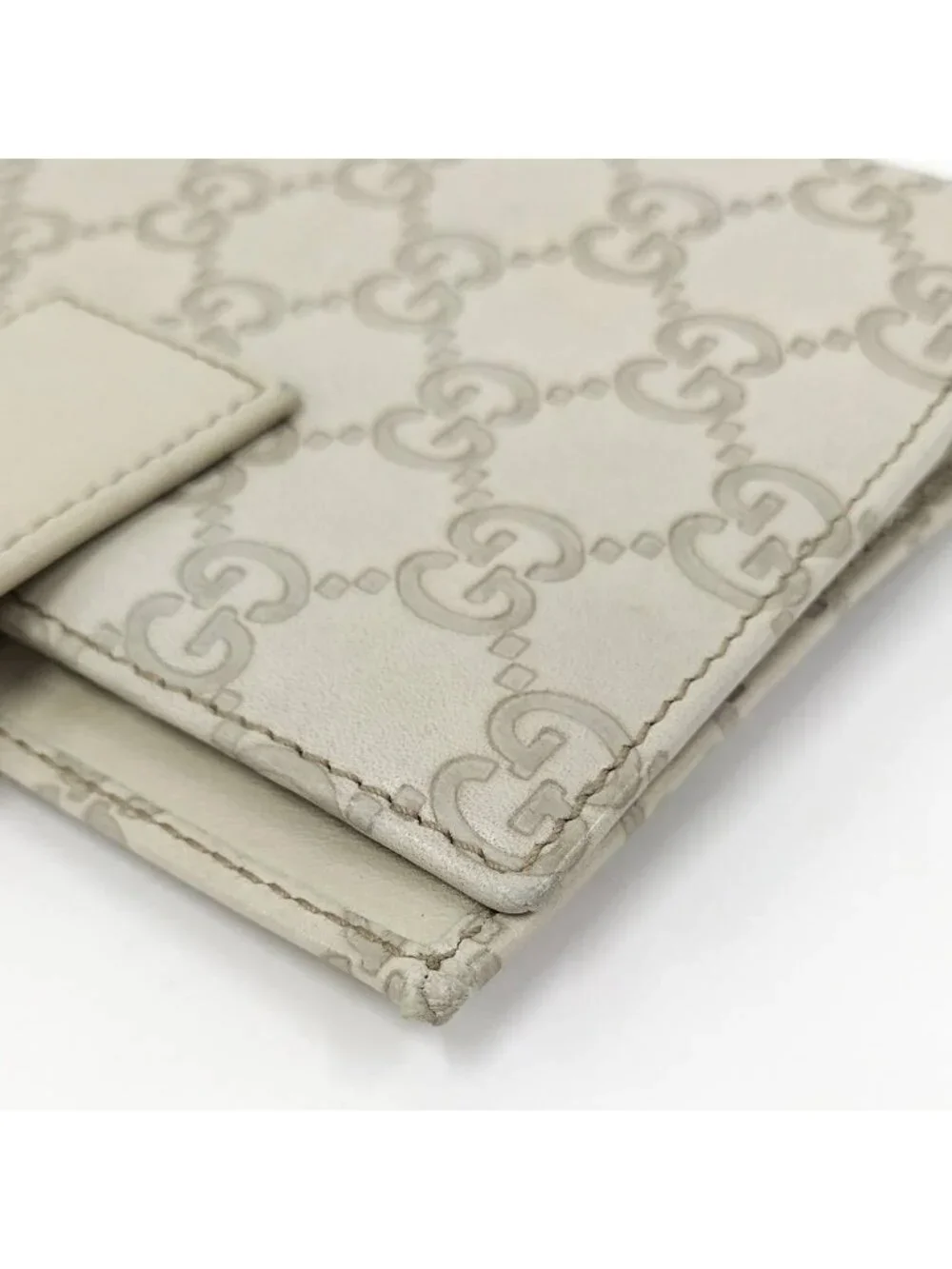 Gucci Notebook Cover Guccissima Leather Ivory Agenda